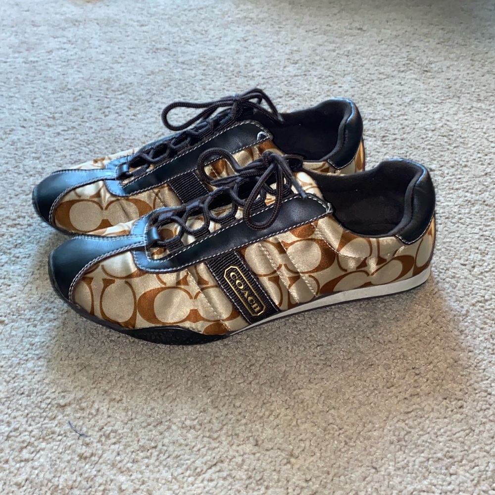 Vintage Coach sneakers. Kirby leather